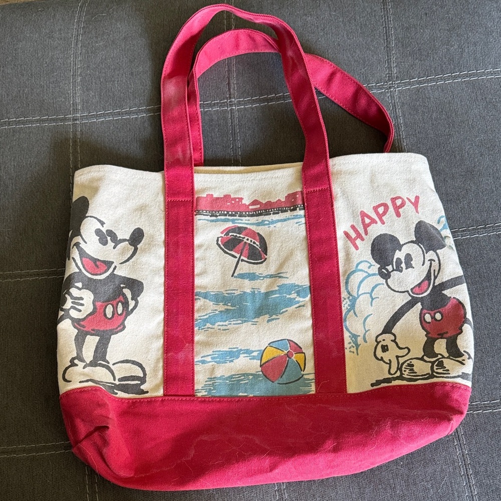 Mickey Mouse Canvas Tote Bag